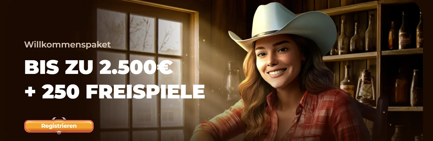 RodeoSlot Casino bonus banner